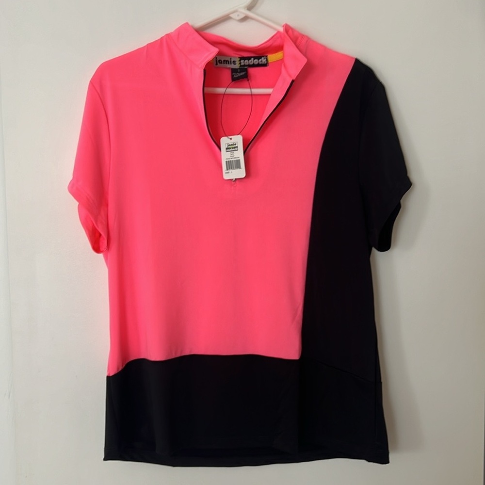 Jamie Sadock , Tickle Me Pink, Top, Size Large, NWT